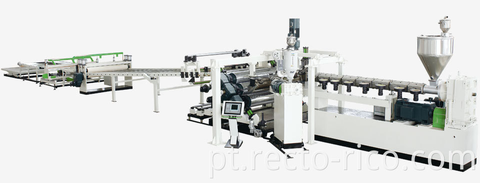 PC PMMA Plastic Sheet Board Extrusion Line